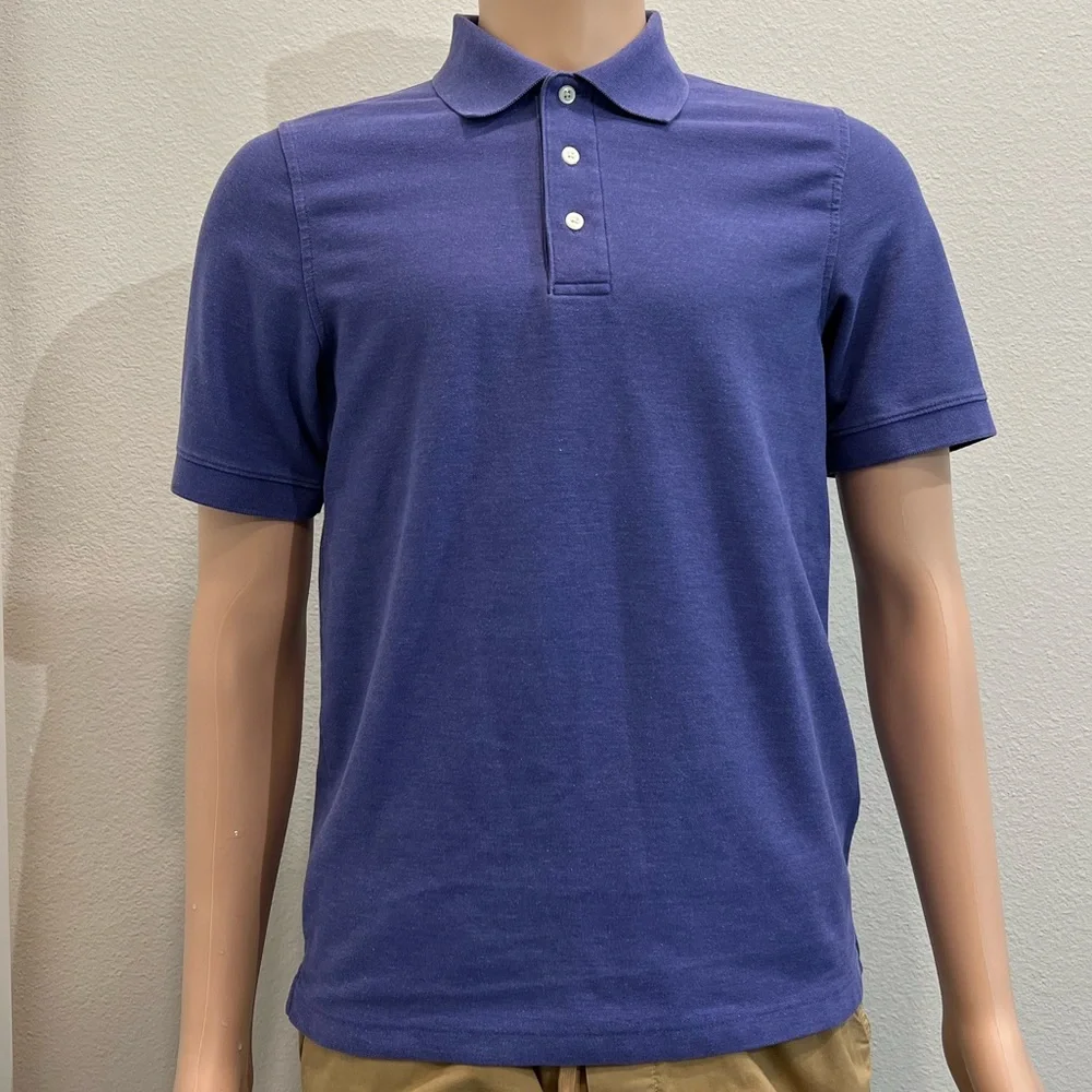 Croft & Barrow Easy Care Cotton/Poly Blend Classic Polo Shirt, Purple - Picture 6 of 8